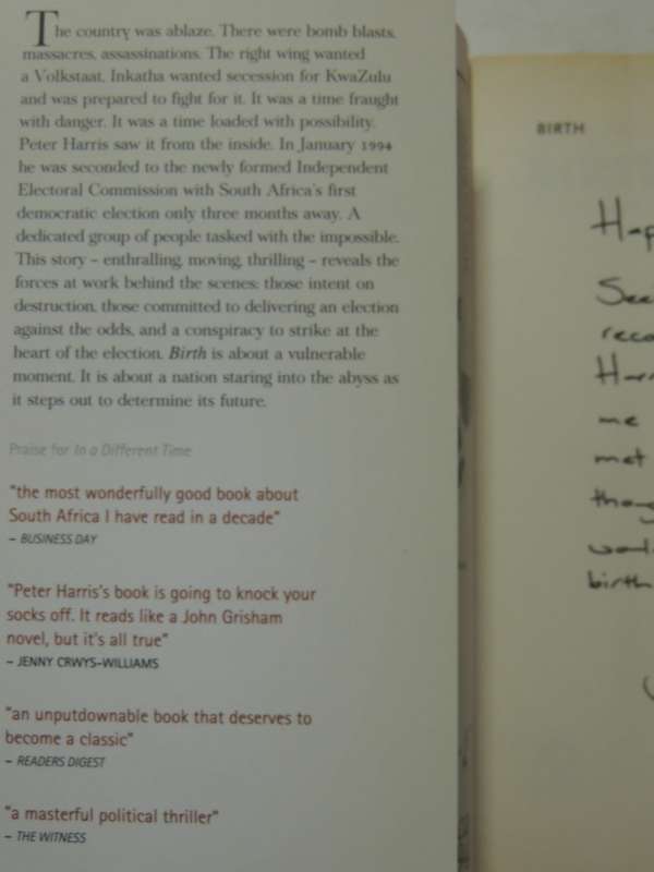 Birth: The Conspiracy To Stop The '94 Election - Peter Harris