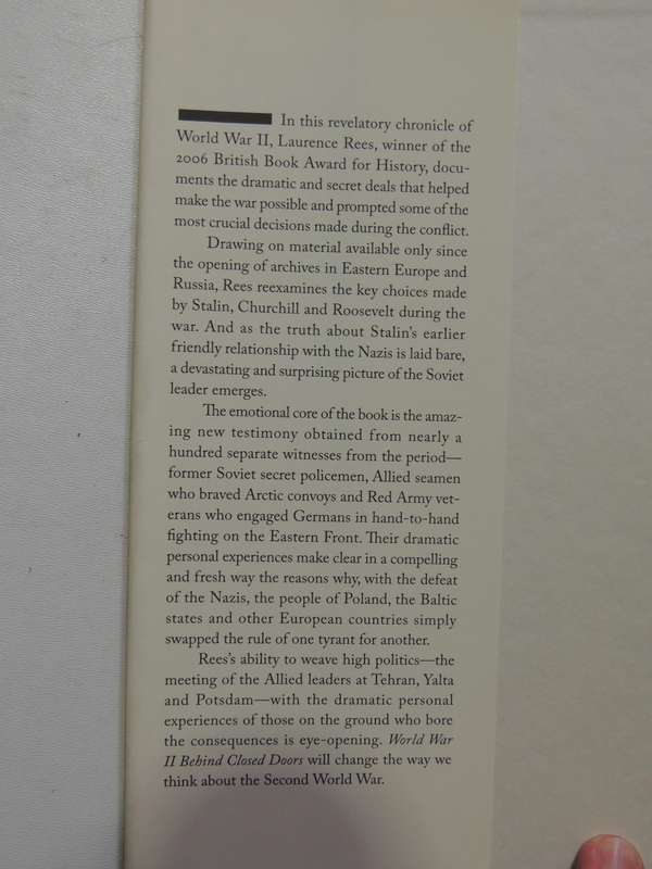 WW II Behind Closed Doors: Stalin, The Nazis And The West - Laurence Rees