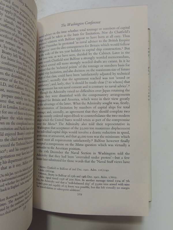 Naval Policy - 1: The Period Of Anglo-American Antagonism 1919-1929  Stephen Roskill