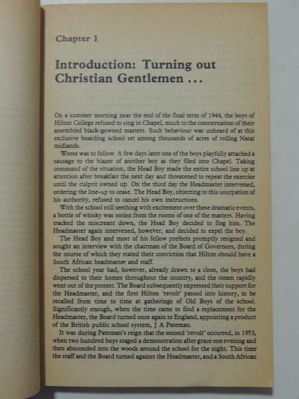 Little England On The Veld: The English Private School System In South Africa- Peter Randall