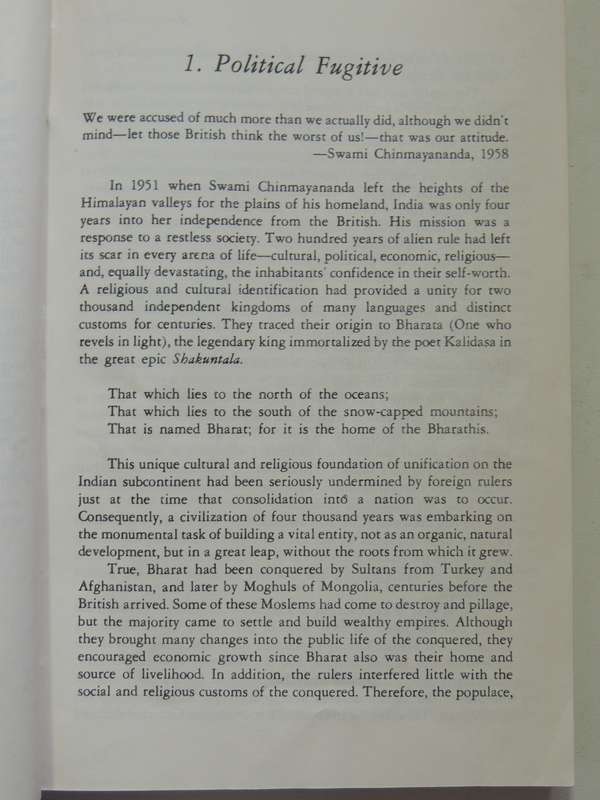 The Journey Of A Master: Swami Chinmayananda The Man, The Path, The Teaching - Nancy Patchen