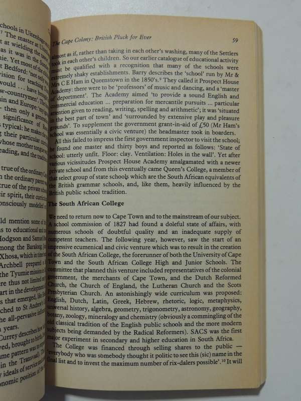 Little England On The Veld: The English Private School System In South Africa- Peter Randall