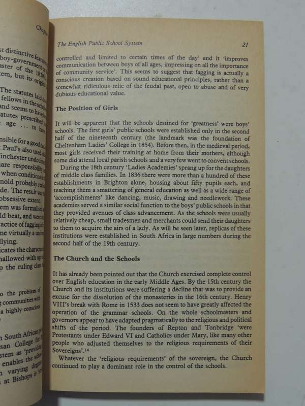 Little England On The Veld: The English Private School System In South Africa- Peter Randall