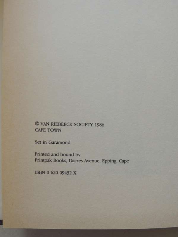 Johannesburg Pioneer Journals 1888-1909 (Van Riebeeck Society 2nd Series No. 16) -  ed Maryna Fraser