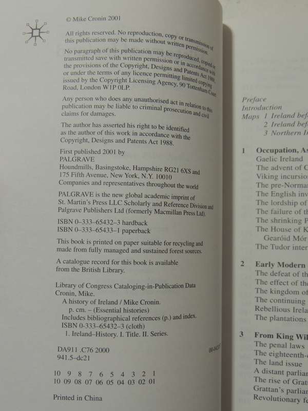 A History Of Ireland - Mike Cronin
