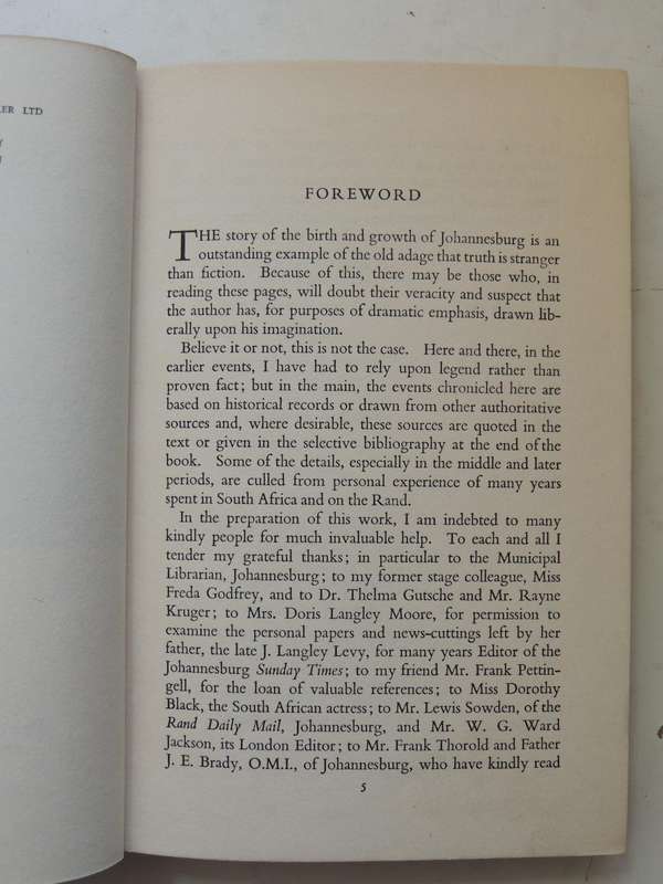 The Johannesburg Story - F. Addington Symonds