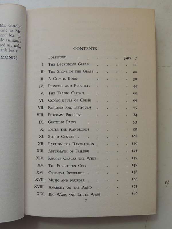 The Johannesburg Story - F. Addington Symonds