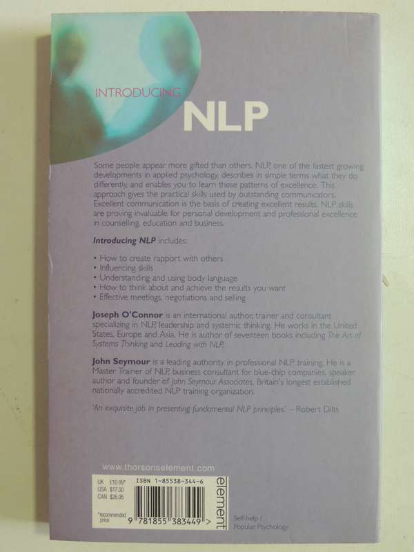 Introducing NLP - Joseph O'Connor & John Seymour