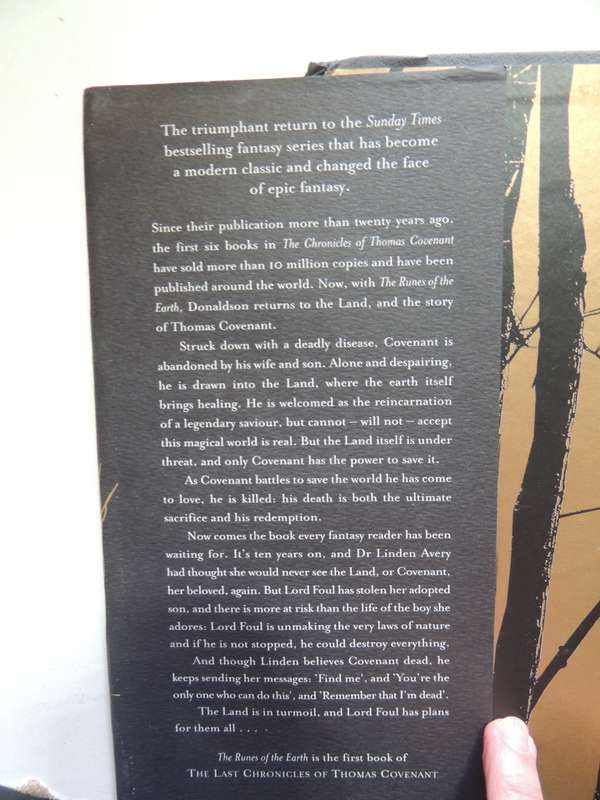 The Runes of the Earth The Last Chronicles of Thomas Covenant - Stephen Donaldson  FIRST EDITION H/C