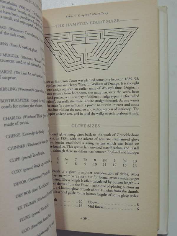 Schott's Original Miscellany- Ben Schott