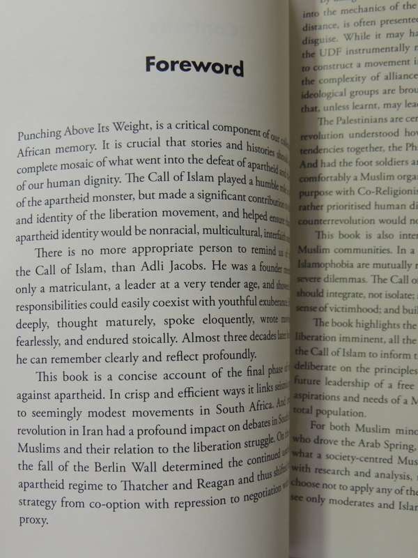 Punching Above Its Weight: The Story Of The Call Of Islam - Adli Jacobs