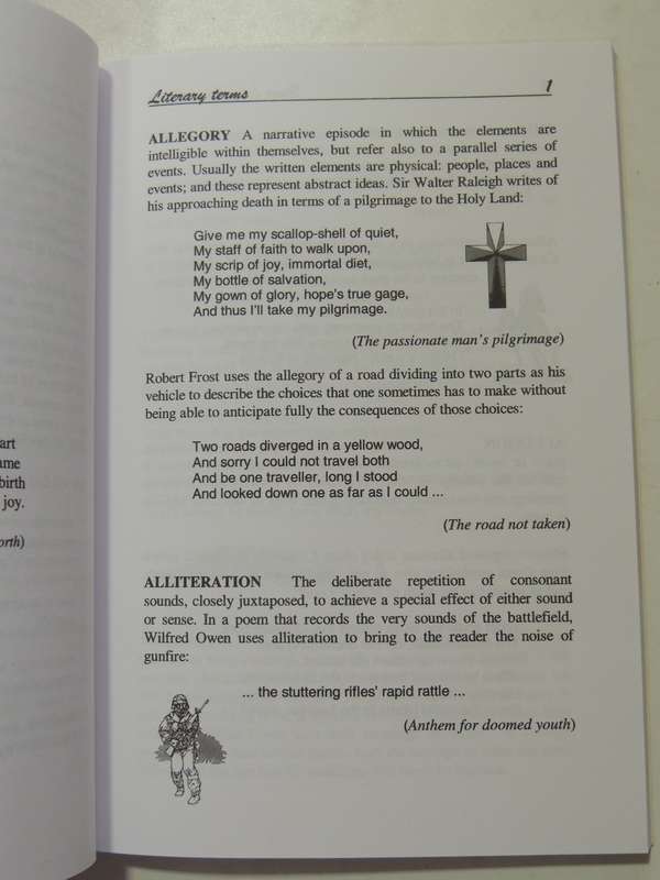 Your Friendly Guide To Literary Terms - J.O. Hendry