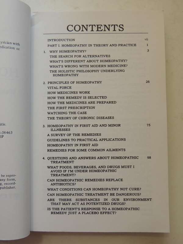 The Complete Book Of Homeopathy - Dr. Michael Weiner
