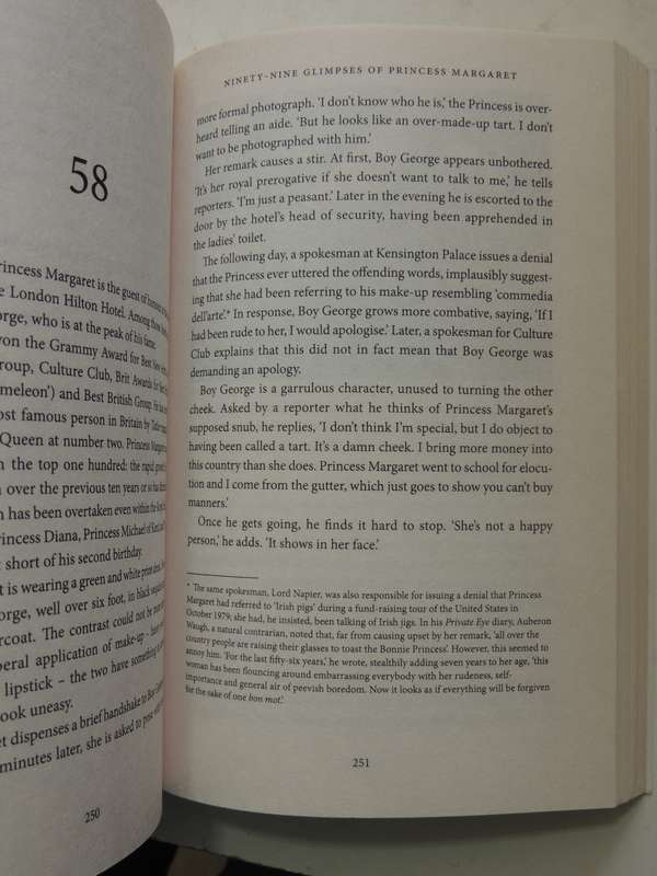 Ninety-Nine Glimpses Of Princess Margaret- Craig Brown