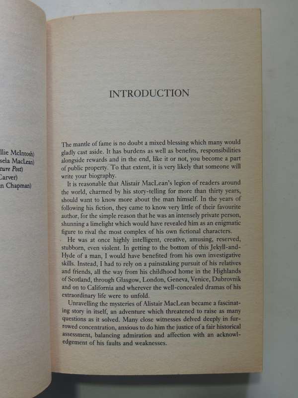 Alistair MacLean - Jack Webster