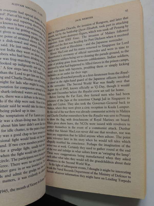 Alistair MacLean - Jack Webster