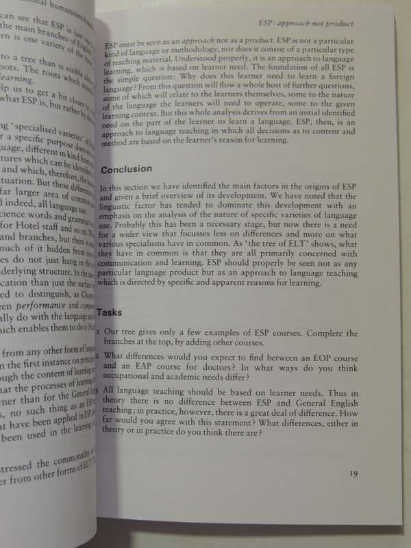 English For Specific Purposes: A Learning-Centred Approach - Hutchinson & Alan Waters