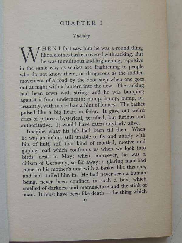 The Goshawk - T.H. White   1st Edition  1951