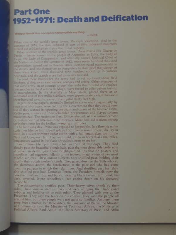 Evita!: A Legend For The Seventies - W.A. Harbinson