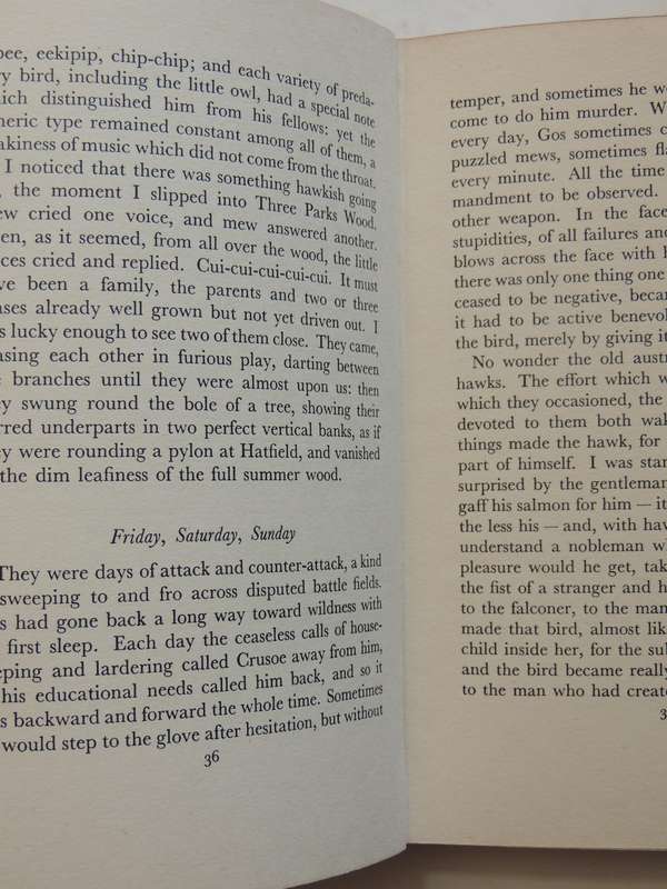 The Goshawk - T.H. White   1st Edition  1951