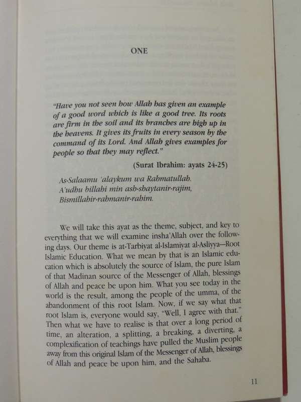 Root Islamic Education - Shakyh Abdalqadir Al-Murabit