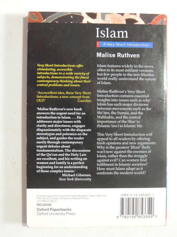 A Very Short Introduction: Islam - Malise Ruthven