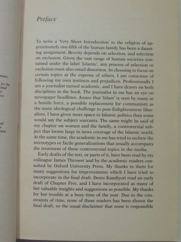 A Very Short Introduction: Islam - Malise Ruthven