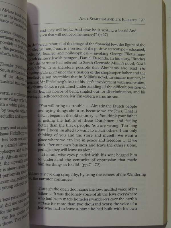 People Of The Book: Images Of The Jew In South African Fiction 1880-1992 - Marcia Leveson