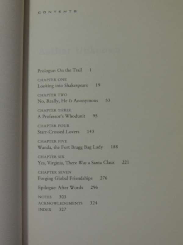 Author Unknown: On The Trail Of Anonymous - Don Foster