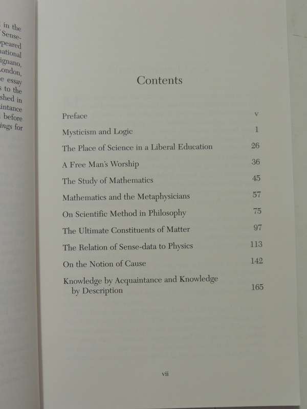 Mysticism And Logic - Bertrand Russell