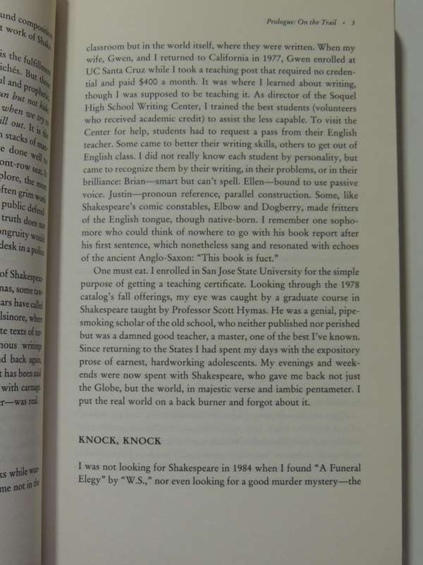 Author Unknown: On The Trail Of Anonymous - Don Foster