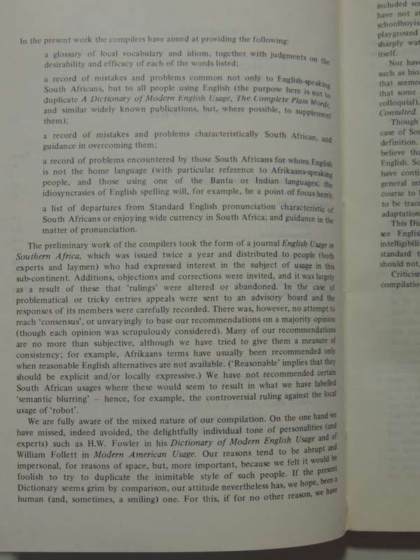 A Dictionary Of English Usage In Southern Africa - D.R. Beeton & Helen Dorner
