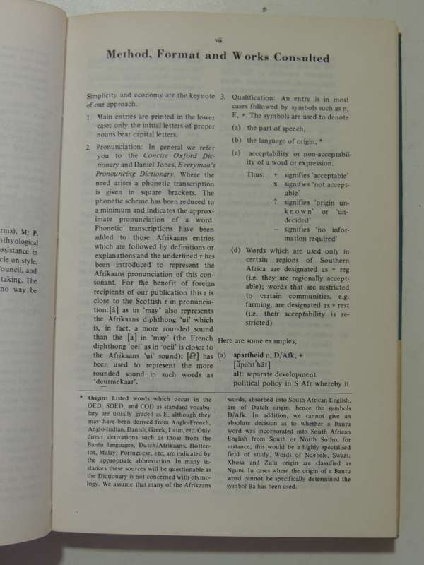 A Dictionary Of English Usage In Southern Africa - D.R. Beeton & Helen Dorner