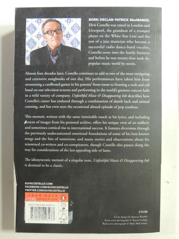 Unfaithful Music & Disappearing Ink - Elvis Costello