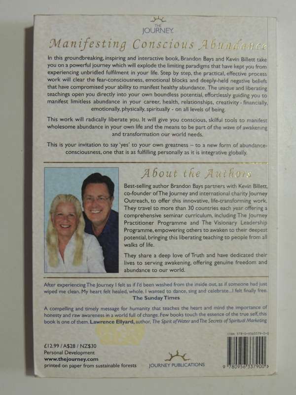 Consciousness The New Currency: A New Paradigm For Manifesting Conscious Abundance, ..B Bays, K Bill