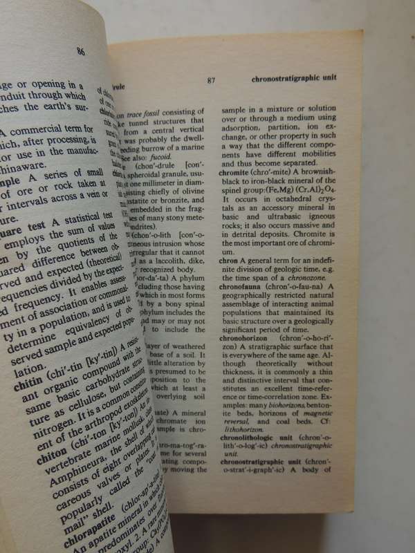 Dictionary Of Geological Terms - ed. Robert L. Bates & Julia A. Jackson