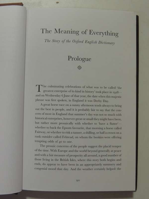 The Meaning Of Everything: The Story Of The Oxford English Dictionary - Simon Winchester