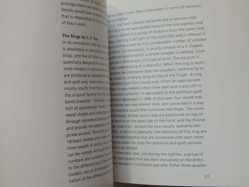 Design Classics: The Rings By C.-F. Dau - Hans-Ulrich Lehmann