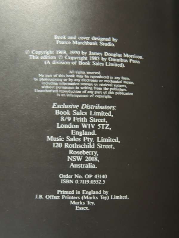 The Lords & The New Creatures: The Only Published Poetry Of Jim Morrison - Jim Morrison