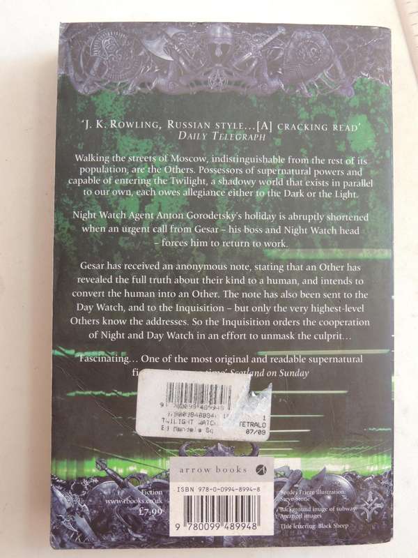 The Twilight Watch - Vol 3 in Night Watch Trilogy - Sergei Lukyanenko