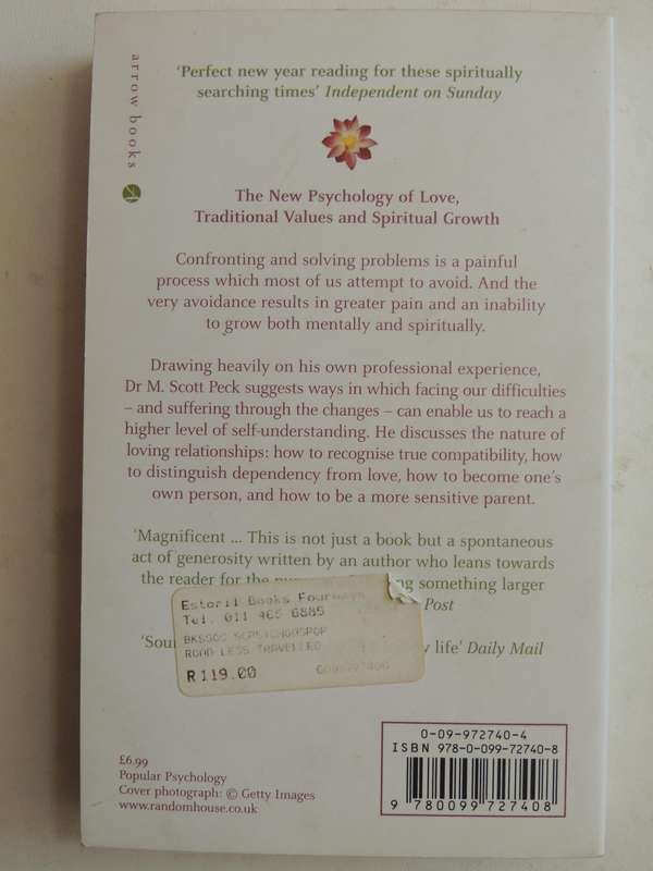 The Road Less Travelled, A New Psychology of Love,Traditional Values & Spiritual GrowthM Scott Peck