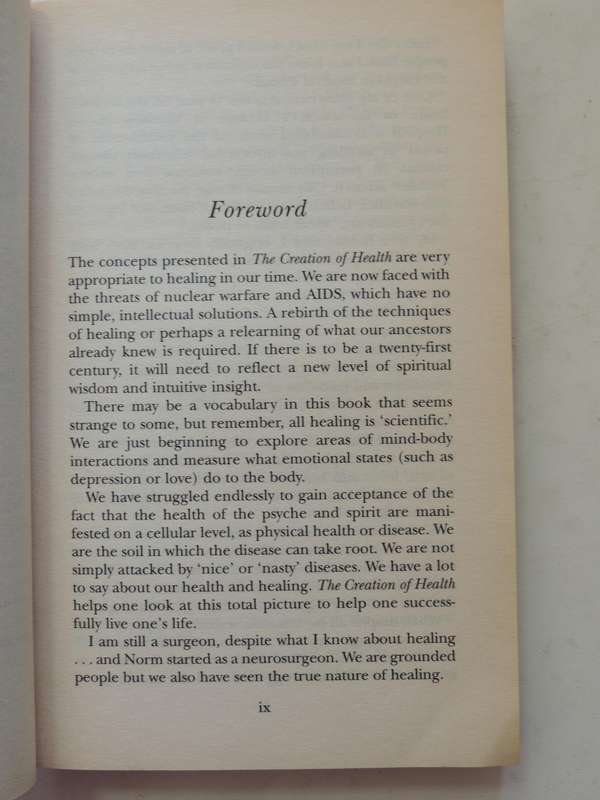 The Creation Of Health: The Emotional, Psychological & Spiritual ... Promote Health ..Caroline Myss