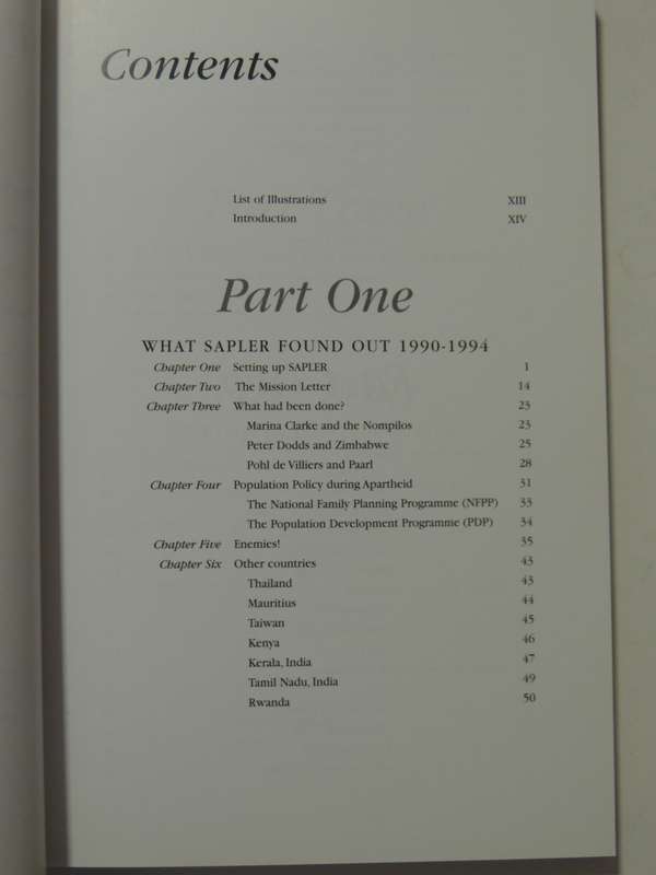 The Sapler Story: How To Limit The Human Population - Ann Cluver Weinberg