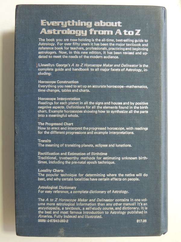 The New A - Z Horoscope Maker & Delineator - Llewellyn George