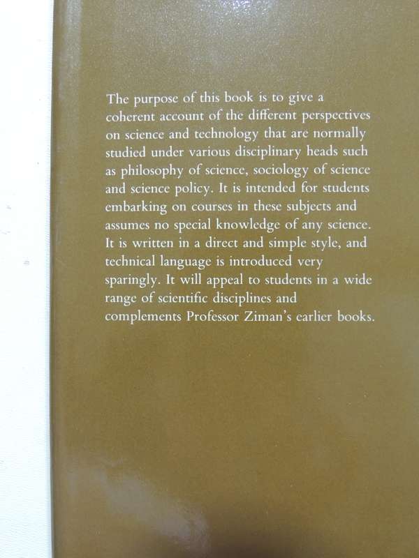 An Introduction To Science Studies: Philosophical &Social Aspects Of Science &TechnologyJohn Ziman