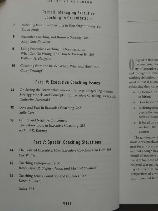Executive Coaching : Practices & Perspective - Catherine Fitzgerald & Jennifer Garvey Berger