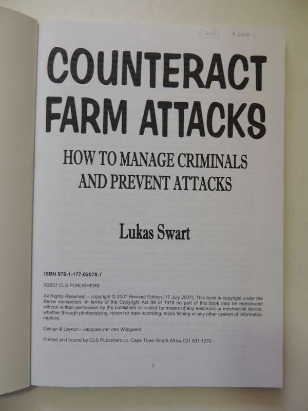 Counteract Farm Attacks  Lukas Swart