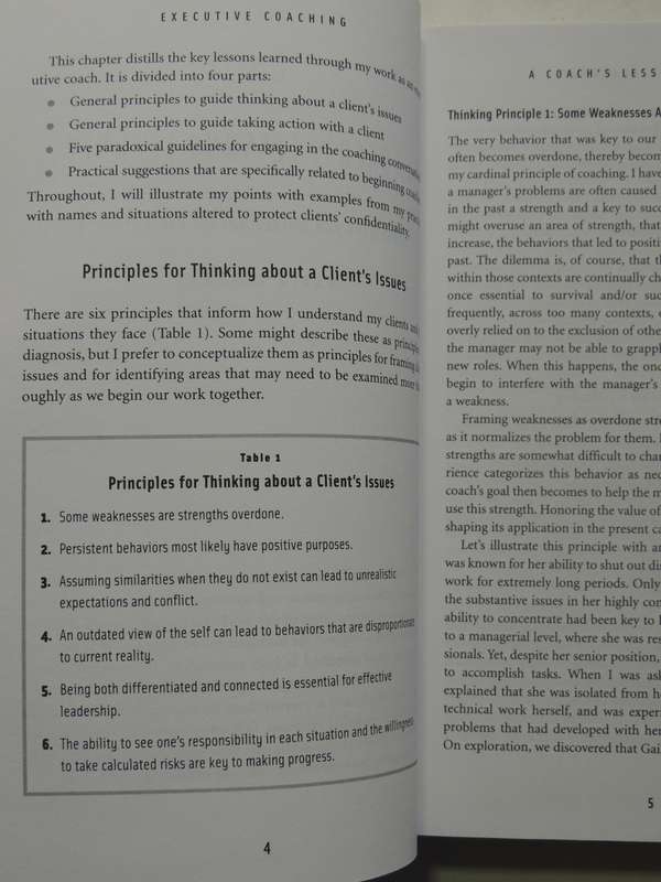 Executive Coaching : Practices & Perspective - Catherine Fitzgerald & Jennifer Garvey Berger
