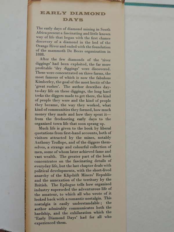 Early Diamond Days: The Opening Of The Diamond Fields Of South Africa - Oswald Doughty