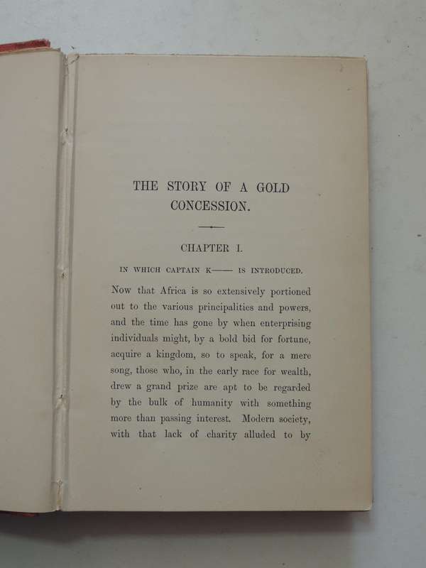 The Story Of A Gold Concession And Other African Tales And Legends - J. Forsyth Ingram, F.R.G.S.